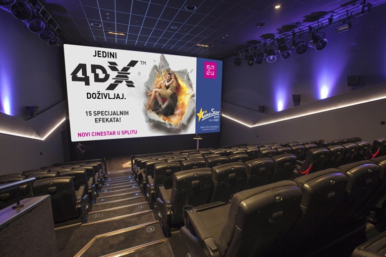 CineStar otvara najveće i najmodernije kino u Dalmaciji s 4DX™ dvoranom
