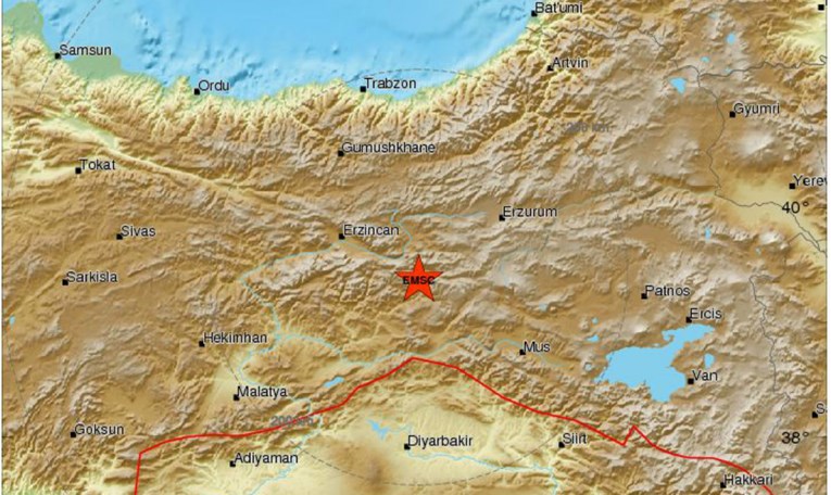 Potres zatresao jugoistok Turske, 13 ljudi ozlijeđeno