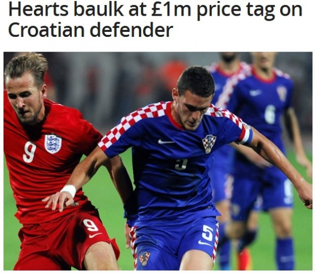Rijeka za Datkovića traži više od milijun funti, Hearts stopirao ponudu