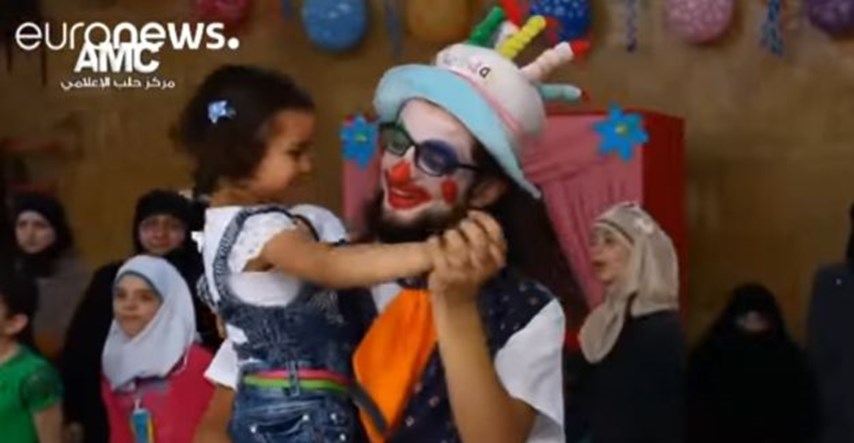 VIDEO Poginuo posljednji klaun iz Alepa: Ostao je u gradu zbog djece