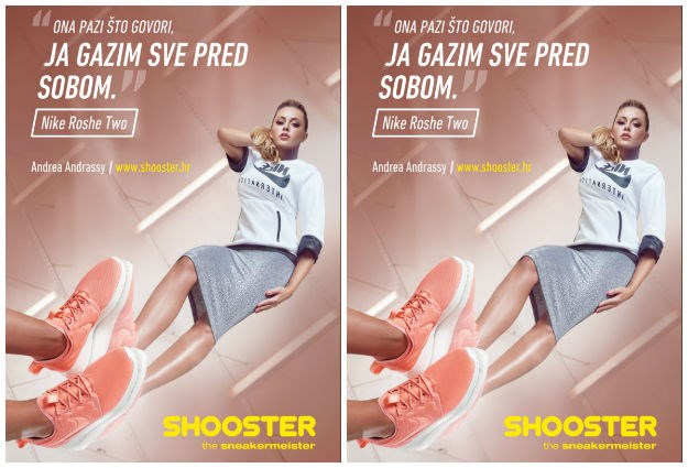 Andrea Andrassy ne odvaja se od svog para Nike Roshe Two tenisica iz Shoostera