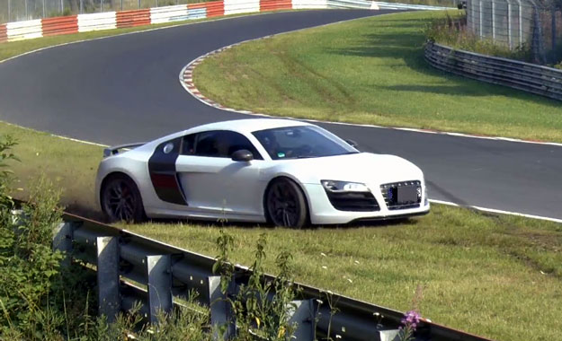 Umalo razvalio Audi R8 na stazi