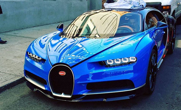 Bugatti Chiron na ulicama New Yorka