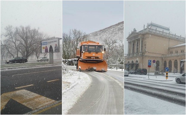VIDEO, FOTO U Zagrebu mećava, na jugu zemlje snijeg, problemi na cestama, otkazani letovi...
