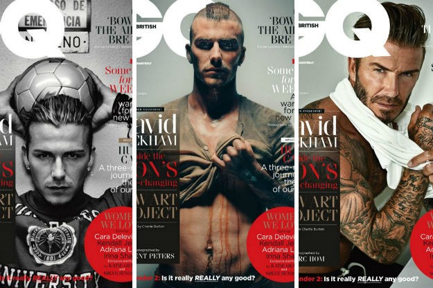 Sva lica sexy nogometaša: GQ ovaj mjesec ima čak 5 naslovnica s Davidom Beckhamom