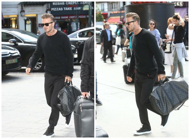 Frajer koji mami poglede: David Beckham na pariškoj reviji brenda Louis Vuitton