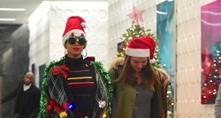 Šefica za poželjeti: Beyonce se na uredskoj zabavi pojavila obučena u božićno drvce