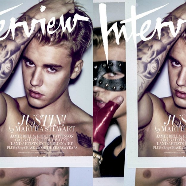 Golotinja, maske, koža: Justin Bieber na "sado-mazo" naslovnici Interview-a