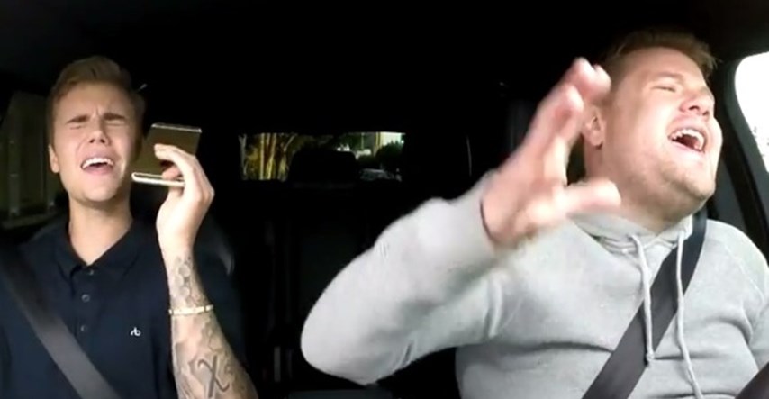 Karaoke Justina Biebera i Jamesa Cordena oduševile gledatelje Late Late Show-a