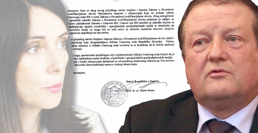 Rektor Boras pokreće rat protiv ministrice Divjak i 50.000 studenata