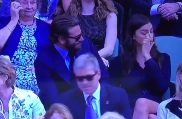 Bradley Cooper rasplakao prelijepu Irinu pred kamerama na Wimbledonu