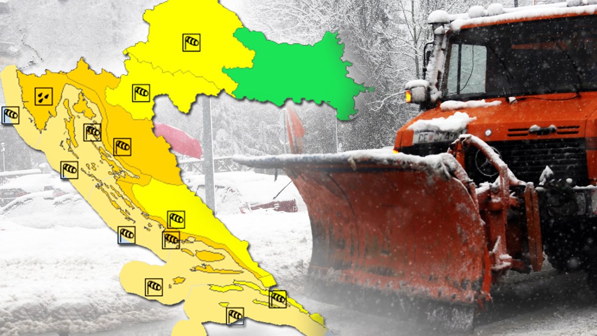 IZDANA UPOZORENJA Stiže promjena: Sutra problemi na obali, meteorolog otkrio koliko će pasti snijega