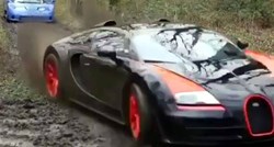 VIDEO Kad Bugatti završi u blatu