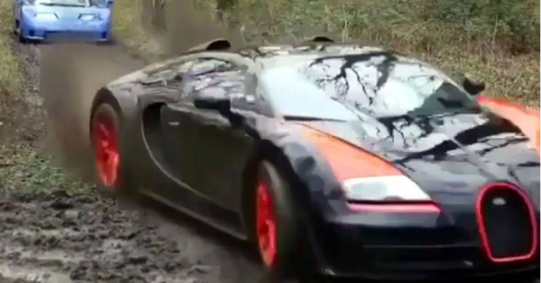 VIDEO Kad Bugatti završi u blatu