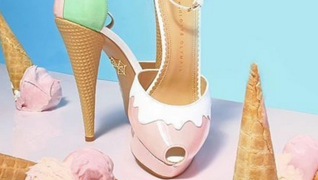 Cipele - sladoledi iz kreativne radionice Charlotte Olympie