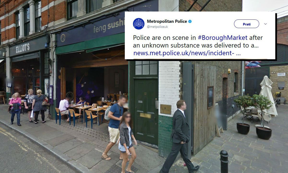 NAPAD U LONDONU U restoran stigla omotnica s kiselinom, ima ozlijeđenih