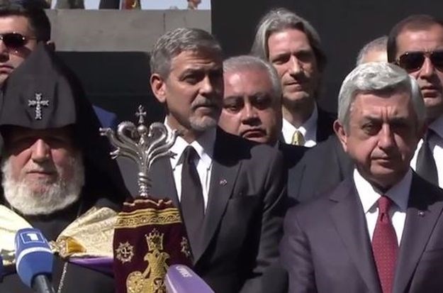 VIDEO George Clooney na čelu povorke povodom obilježavanja genocida nad Armencima