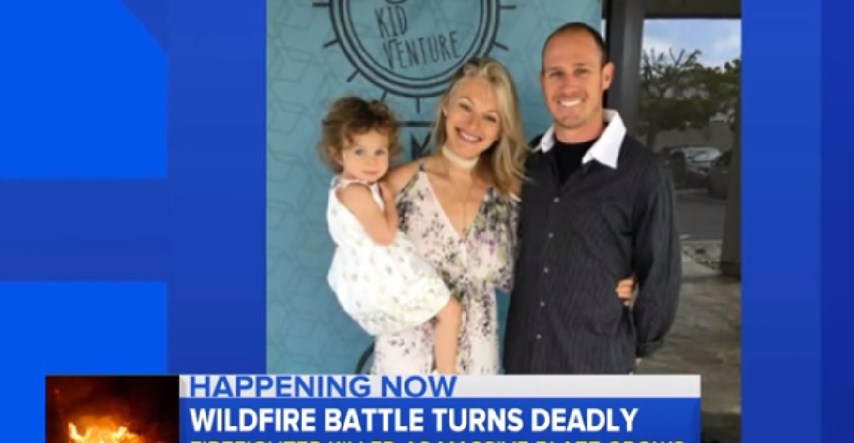 U kalifornijskom požaru poginuo mladi vatrogasac, iza sebe ostavio trudnu ženu i dijete