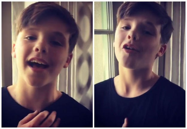Čime hrane ove klince? 11-godišnji Cruz Beckham otkrio kako je talentirani pjevač