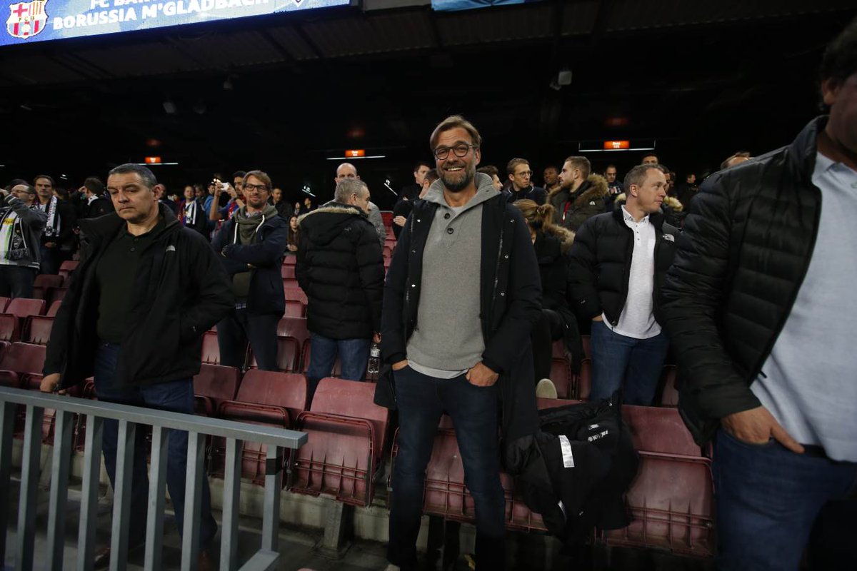 FOTO Klopp, Lovren i društvo na tribinama Nou Campa: Došli na utakmicu Barce i Borussije