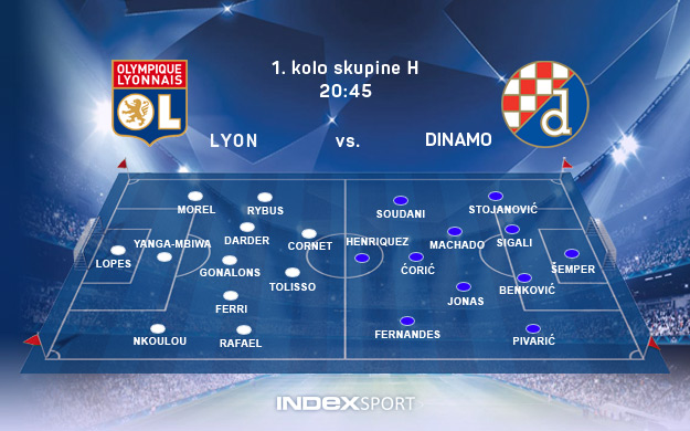 Desetkovani Lyon mijenja formaciju za dvoboj s Dinamom