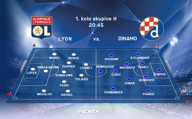 Desetkovani Lyon mijenja formaciju za dvoboj s Dinamom