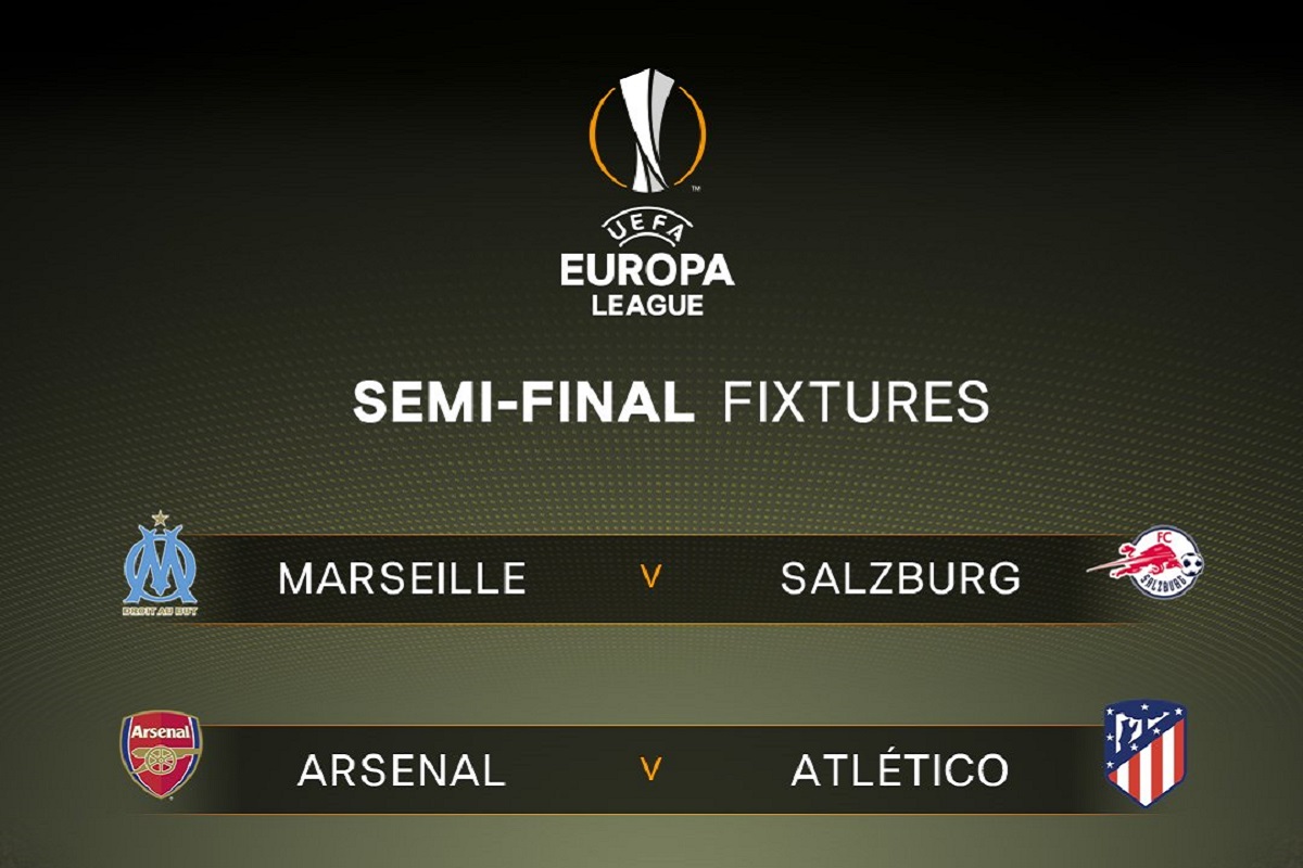 ŽDRIJEB POLUFINALA EUROPA LIGE Arsenal - Atletico, Marseille - Red Bull Salzburg