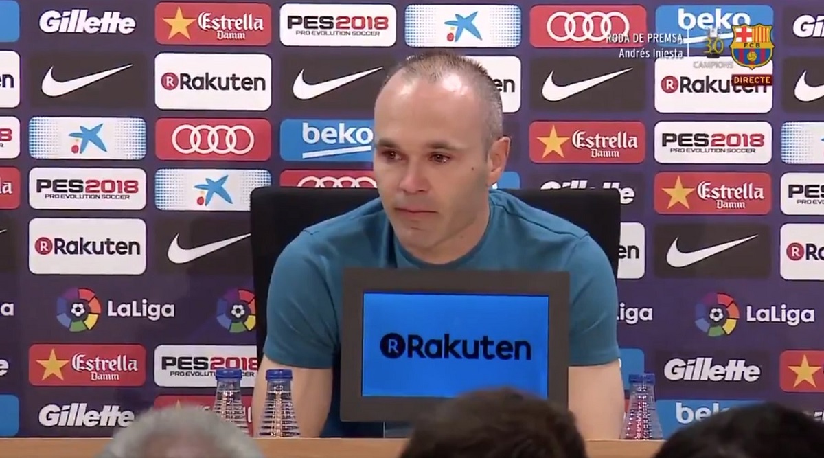 INIESTA U SUZAMA POTVRDIO "Gotovo je, ovo mi je zadnja sezona u Barceloni"
