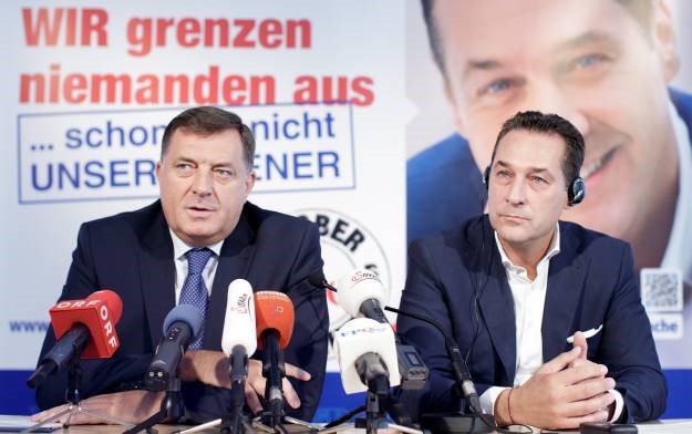 Dodik od austrijske desnice dobio "stopostotnu podršku" za referendum o odcjepljenju RS