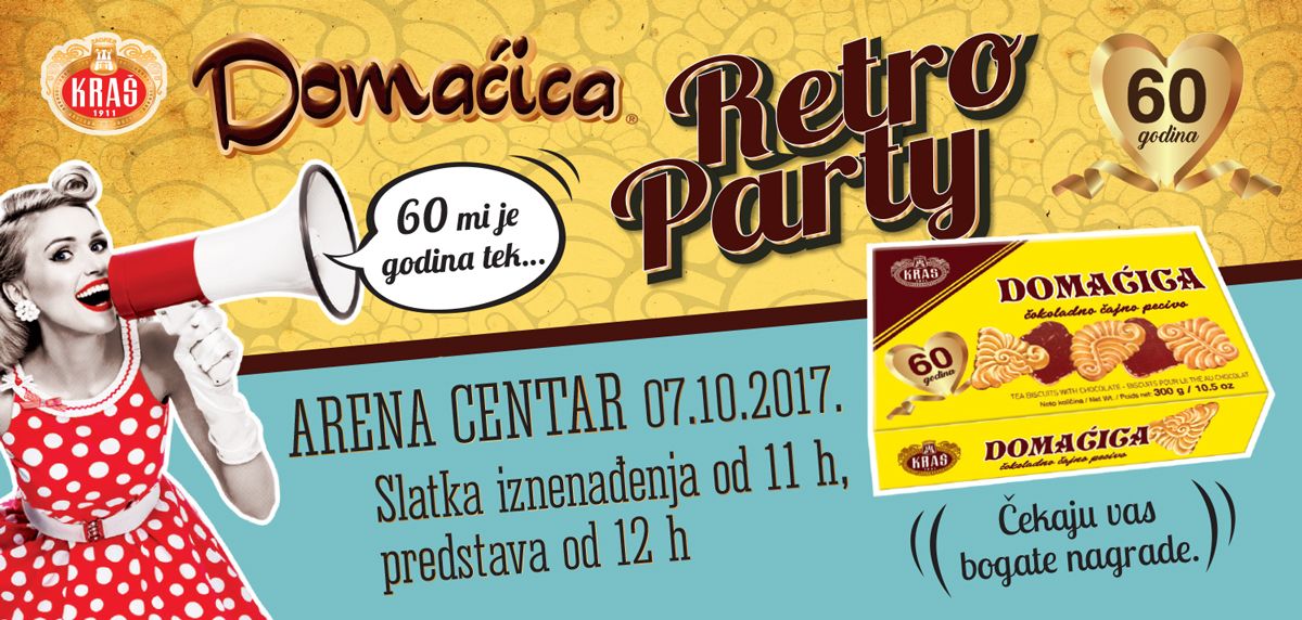 Proslavite 60. rođendan Kraševe Domaćice u Arena shopping centru
