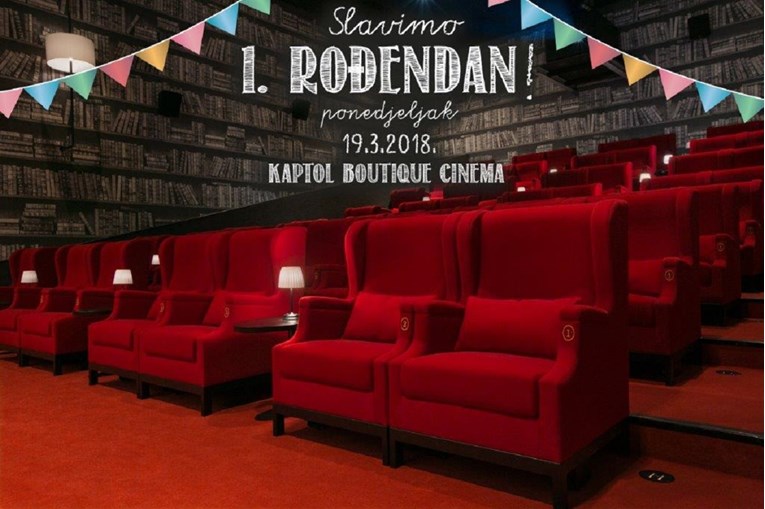 Najmlađe zagrebačko kino Kaptol Boutique Cinema  u ponedjeljak slavi prvi rođendan