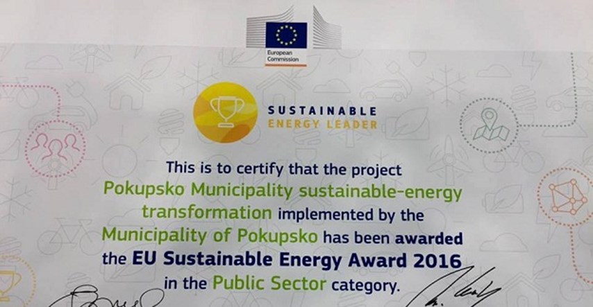 Općina Pokupsko dobila europsku nagradu za projekt toplane na biomasu