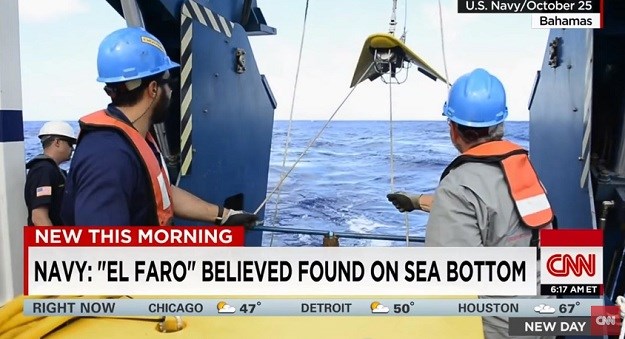 Olupina pronađena kod Bahama pripada El Faru: Od 33 osobe koje su plovile, pronađeno tijelo tek jedne