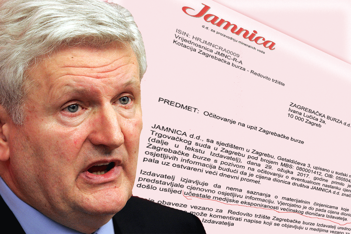 Jamnica i Ledo: Dionice su nam srušili mediji koji pišu negativno o Todoriću