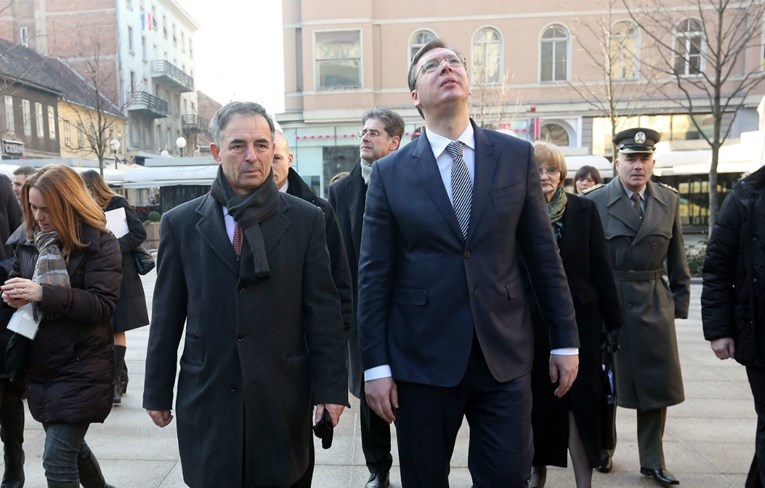 FOTO Vučić je prije tri godine šetao centrom Zagreba, udovice i veterane nije bilo briga