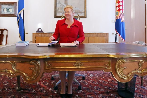 Izbrisala Josipovića, sjela za Tuđmanov stol i otkrila da će Hrvatsku graditi na temeljima Domovinskog rata