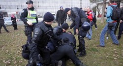 Oglasila se zagrebačka policija: Bilo je 250 prosvjednika, troje uhićenih bili su provokatori