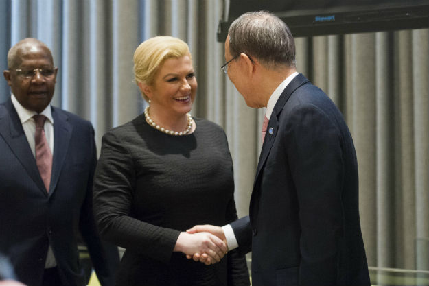 Grabar-Kitarović u New Yorku će ići na misu