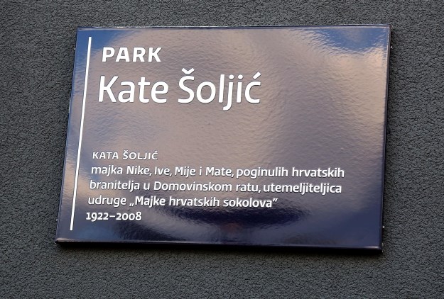 Park u zagrebačkoj Trešnjevci nosi ime Kate Šoljić