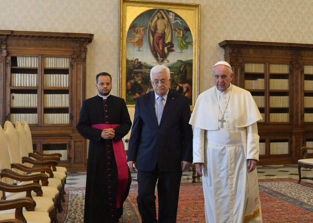 Papa Franjo palestinskom predsjedniku: "Vi ste anđeo mira"