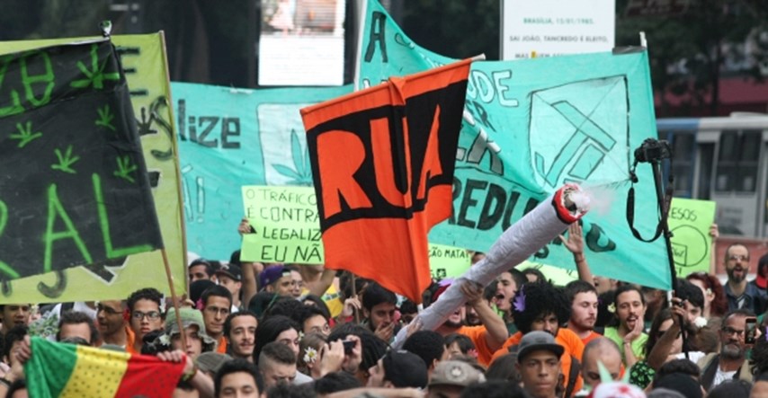 Brazilci izašli na ulice: "Dilma, legaliziraj marihuanu"