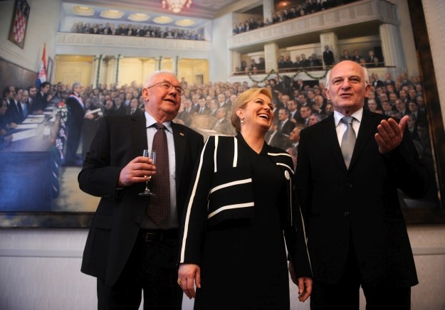 Na šampanjac u Sabor nisu došli Milanović, Josipović, HDZ-ovci, ali jesu Kolinda, bivši HDZ-ovci, Vujčić...