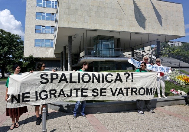 Prosvjed protiv spalionice, Bandić poručio da je neće biti