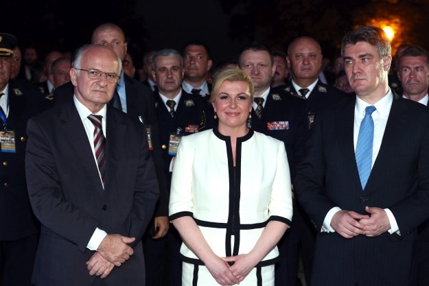 Milanović i Kolinda nakon mimohoda nahvalili Tuđmana, ali ona je spomenula i Srbe