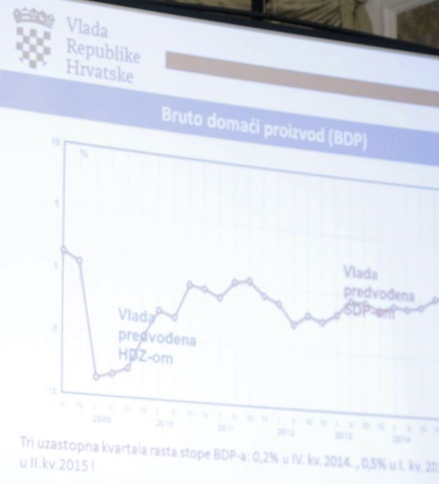 Grčić novinarima pokazivao graf po kojem je SDP bolji od HDZ-a