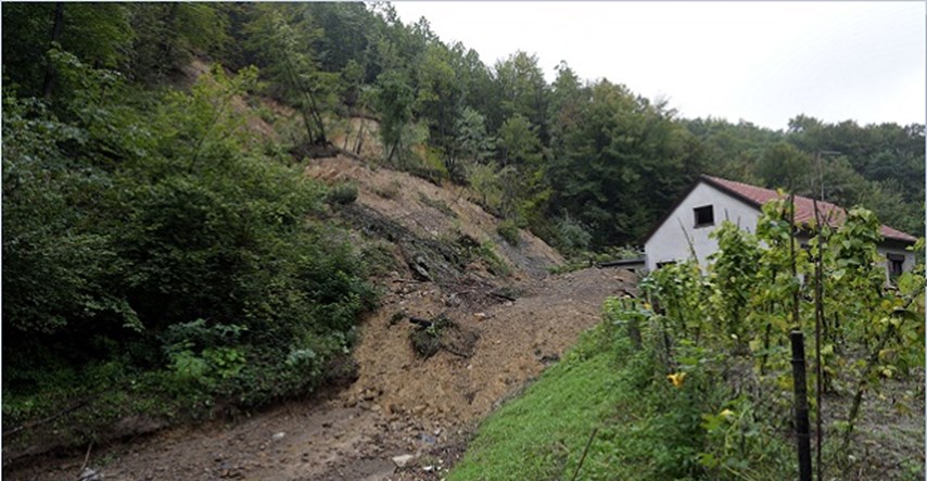 Aktiviralo se veliko klizište kod Črnomerca: Kućama prijeti urušavanje