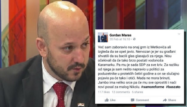 Maras spustio "Karamarkovom vodonoši": Već sam zaboravio na onaj grm iz Metkovića