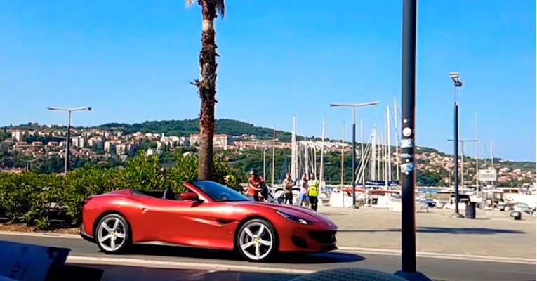VIDEO Prelijepi Ferrarijev novitet krstari slovenskom obalom