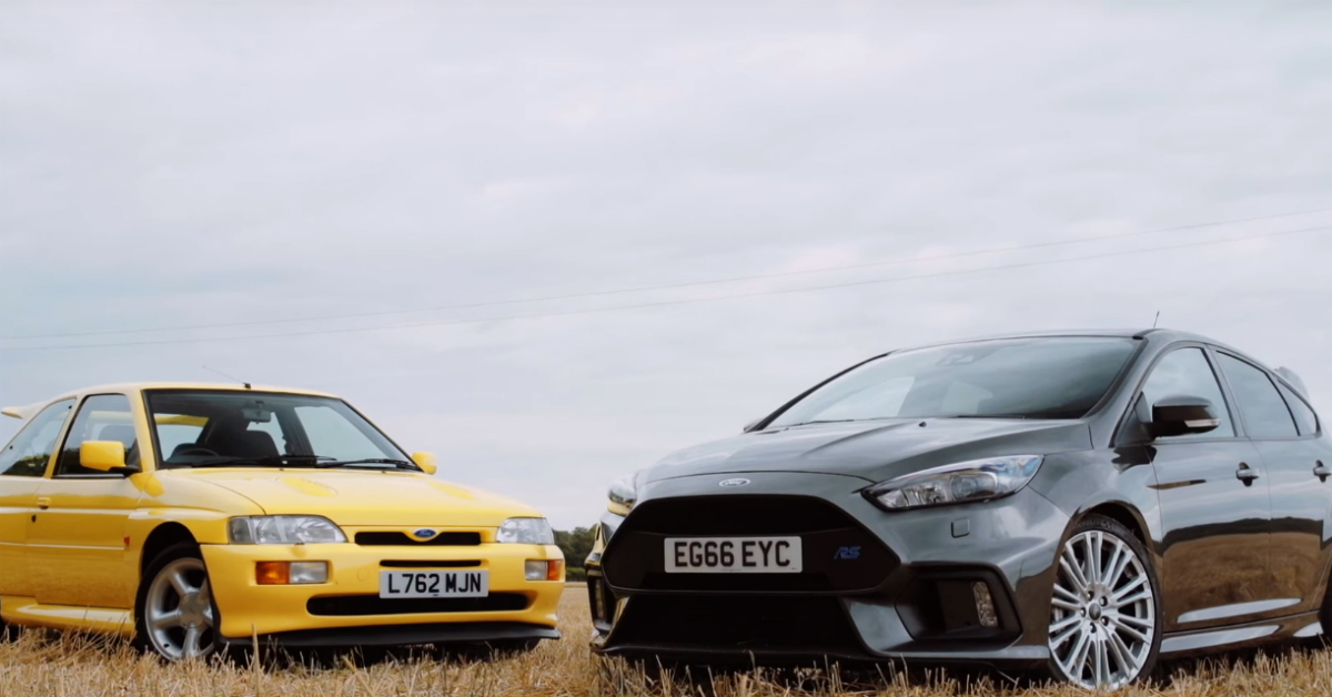 VIDEO Dijeli ih četvrt stoljeća: Ford Escort RS Cosworth i Focus RS