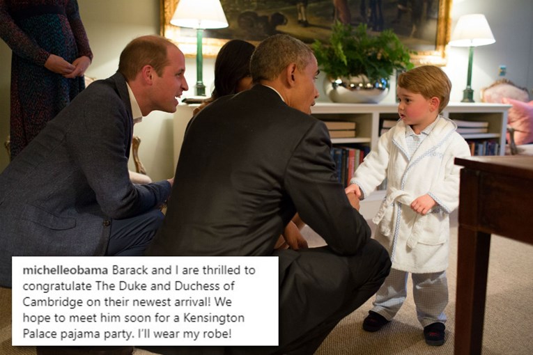 "Nosit ću kućni ogrtač": Michelle Obama oduševila čestitkom princu Williamu i Kate Middleton